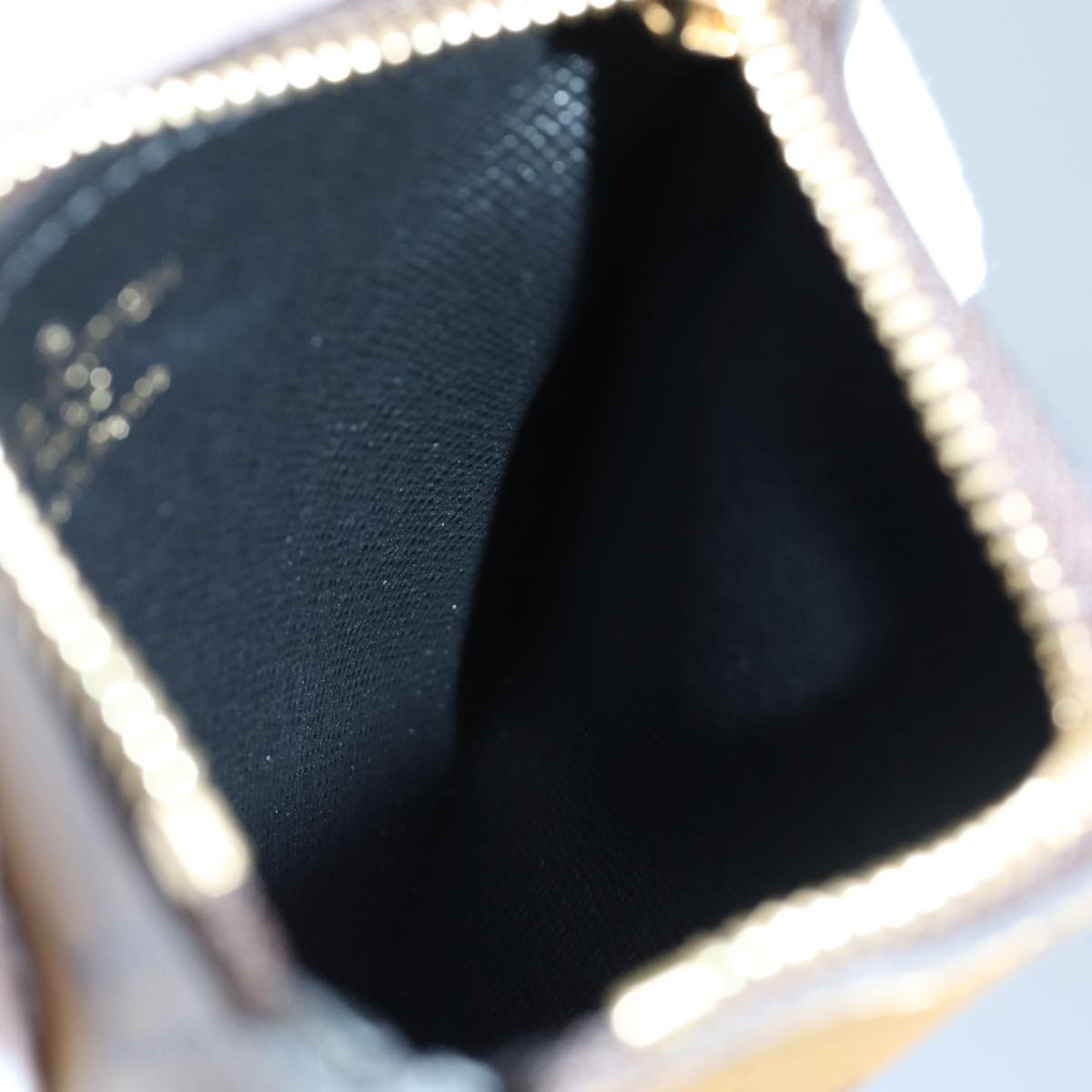 LOUIS VUITTON Monogram Reverse Pochette Trio Coin Purse M68756 LV 80664