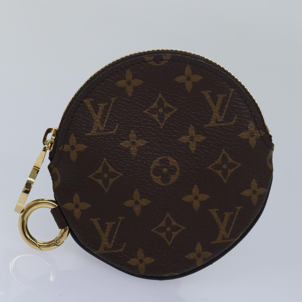 LOUIS VUITTON Monogram Reverse Pochette Trio Coin Purse M68756 LV 80664