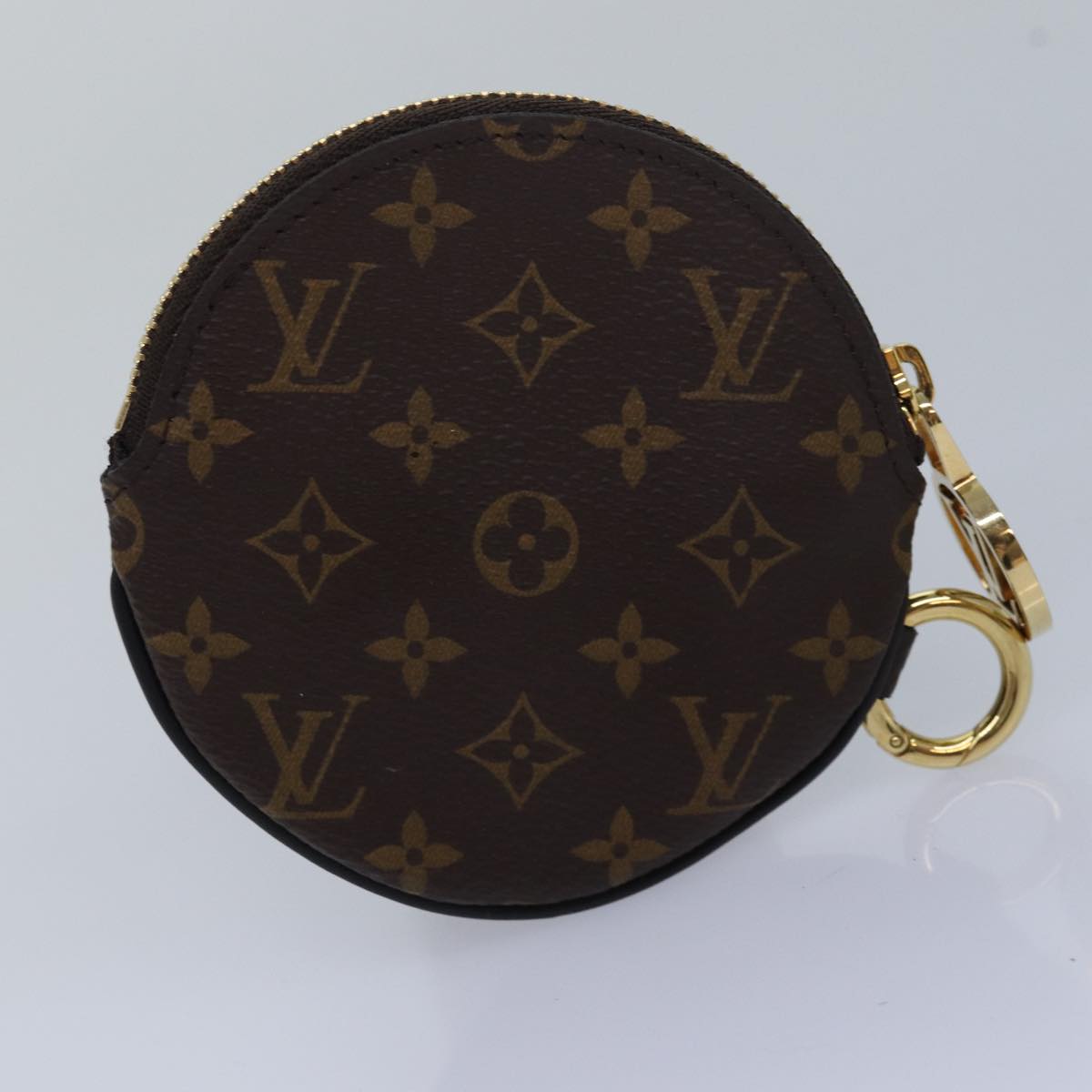 LOUIS VUITTON Monogram Reverse Pochette Trio Coin Purse M68756 LV 80664
