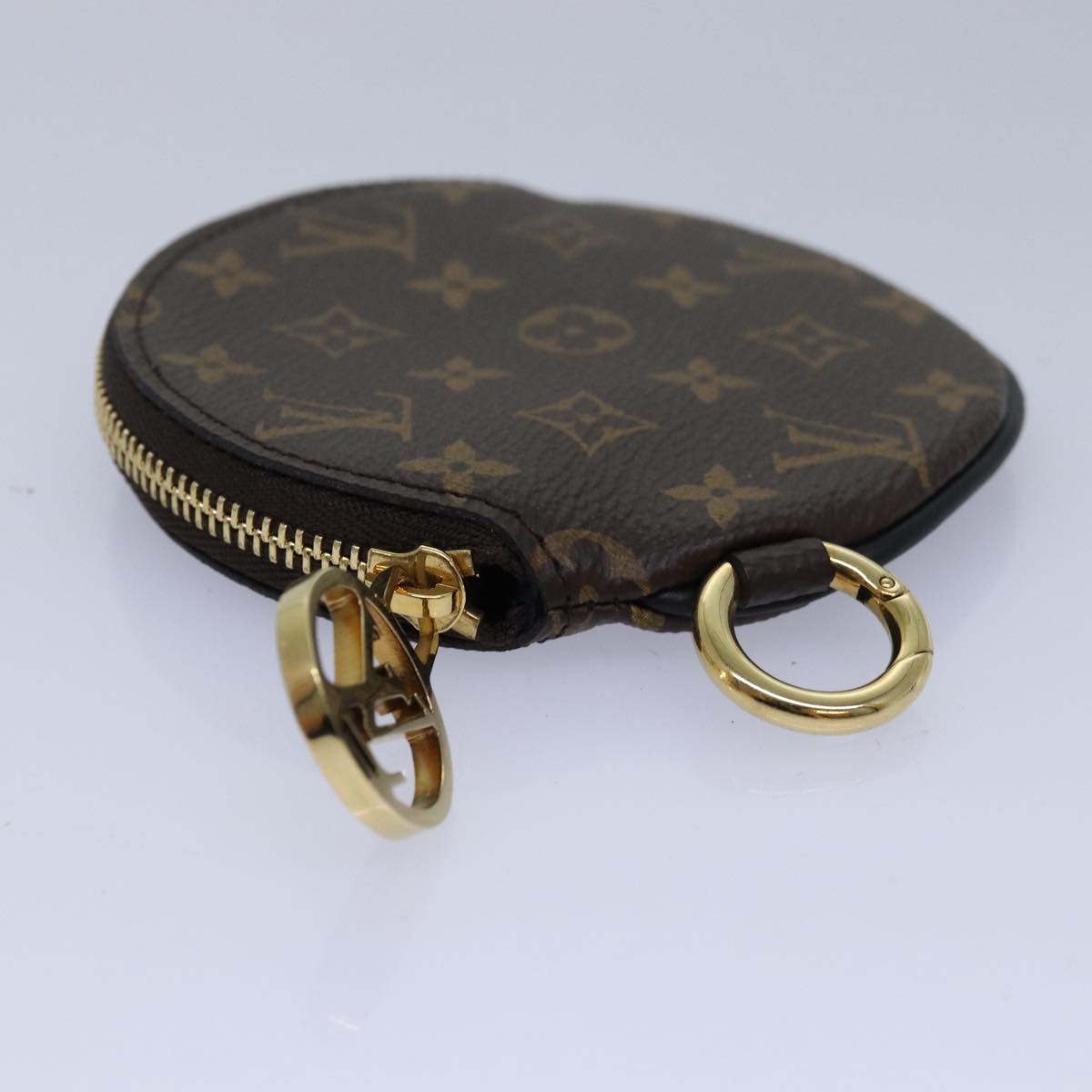 LOUIS VUITTON Monogram Reverse Pochette Trio Coin Purse M68756 LV 80664