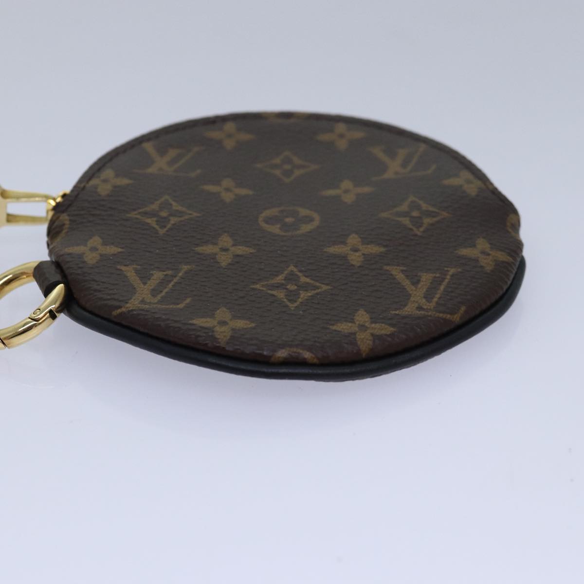 LOUIS VUITTON Monogram Reverse Pochette Trio Coin Purse M68756 LV 80664