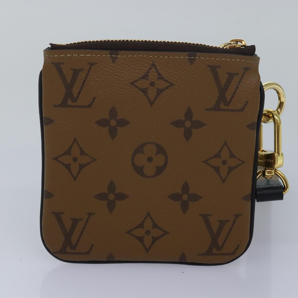 LOUIS VUITTON Monogram Reverse Pochette Trio Coin Purse M68756 LV 80664
