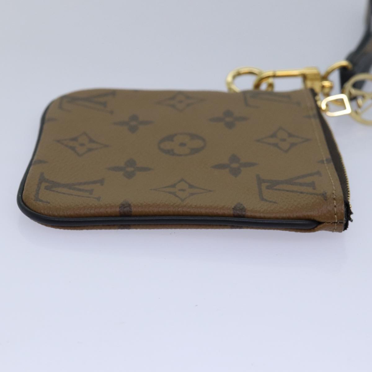 LOUIS VUITTON Monogram Reverse Pochette Trio Coin Purse M68756 LV 80664