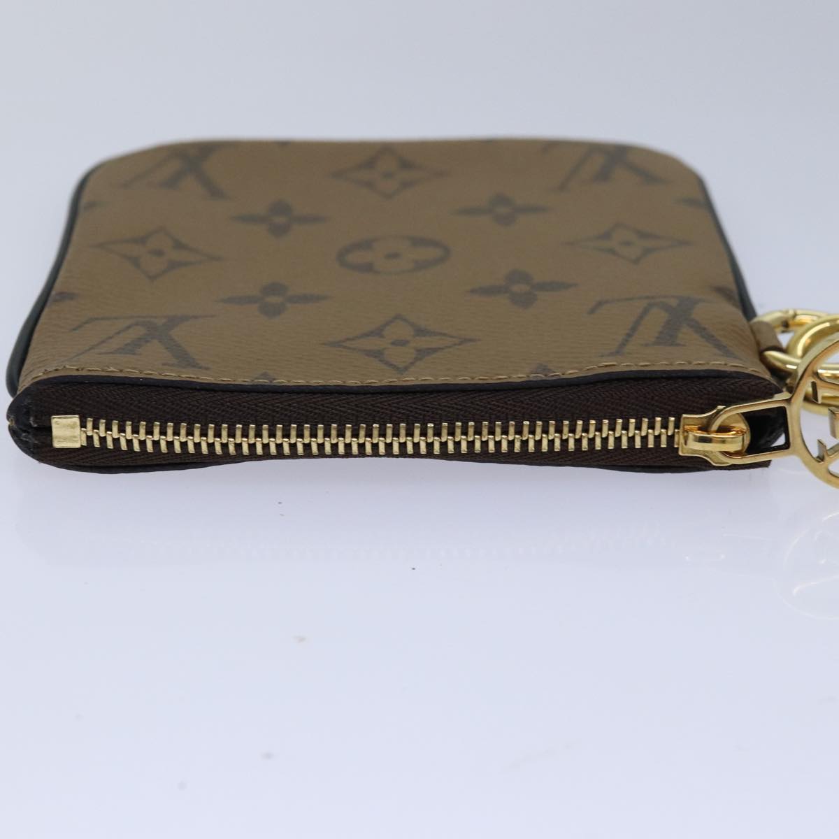 LOUIS VUITTON Monogram Reverse Pochette Trio Coin Purse M68756 LV 80664