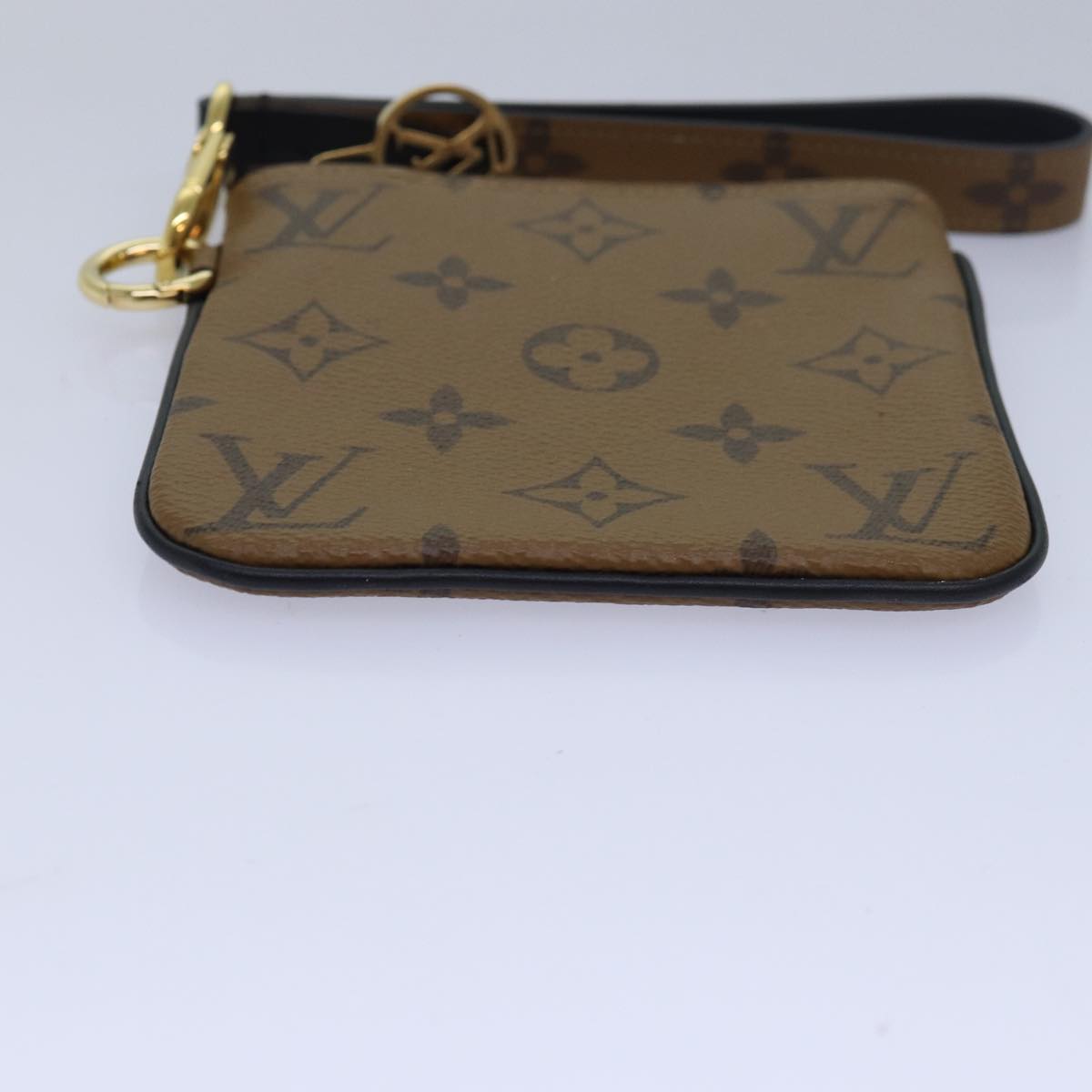 LOUIS VUITTON Monogram Reverse Pochette Trio Coin Purse M68756 LV 80664