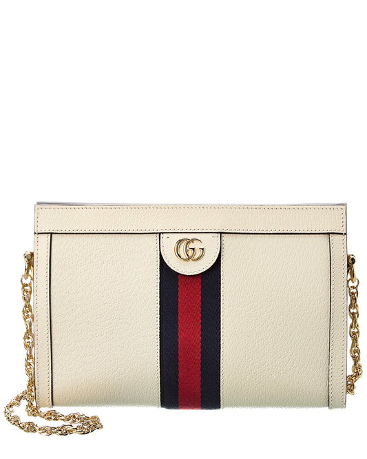 Luxury Gucci Trending 2025 Ophidia Small Leather Shoulder Bag