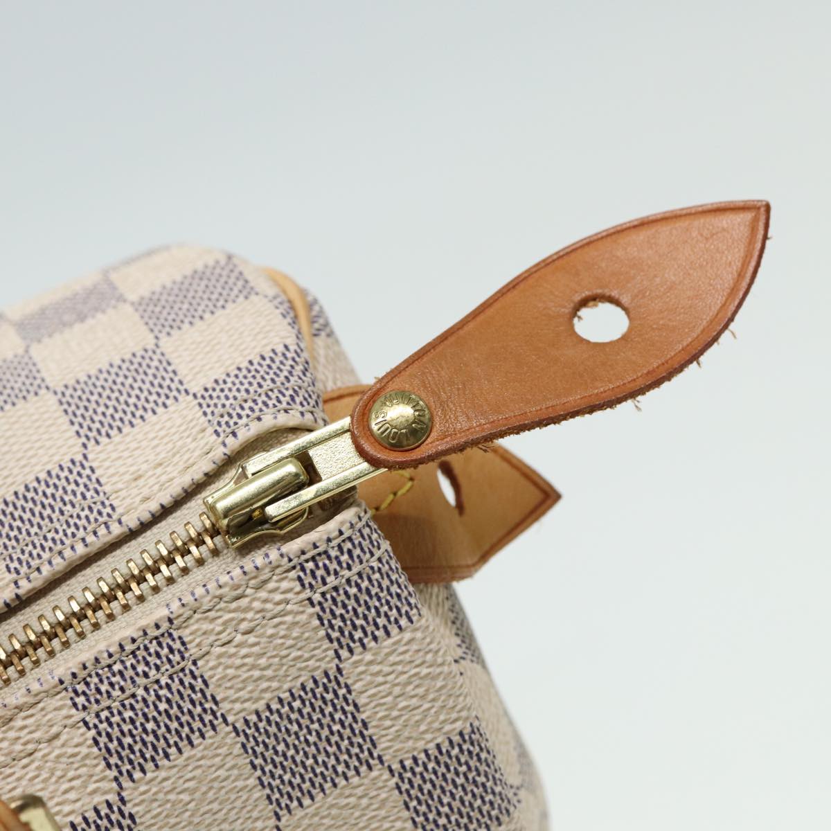 LOUIS VUITTON Damier Azur Speedy 25 Hand Bag N41534 LV 80701