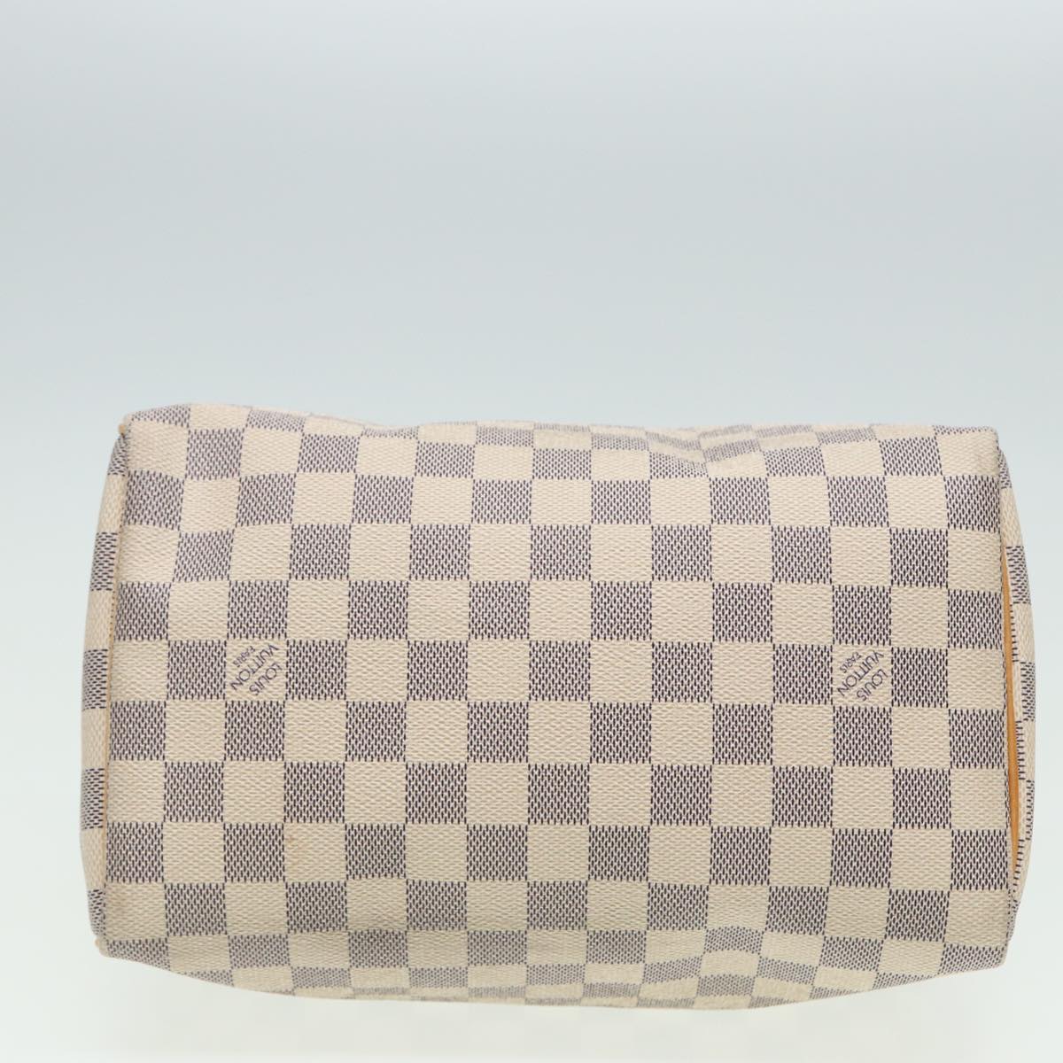 LOUIS VUITTON Damier Azur Speedy 25 Hand Bag N41534 LV 80701