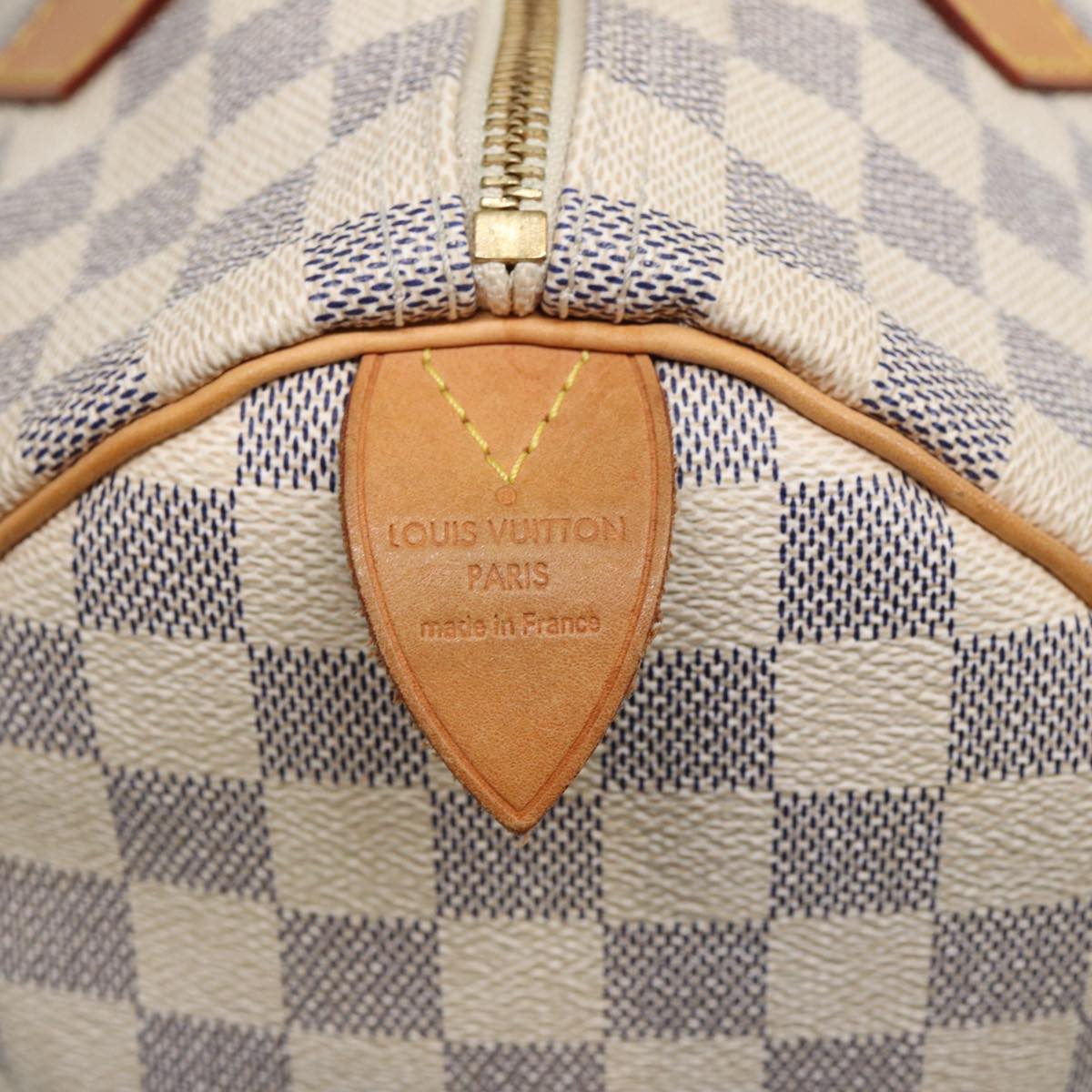 LOUIS VUITTON Damier Azur Speedy 30 Hand Bag N41533 LV 80702