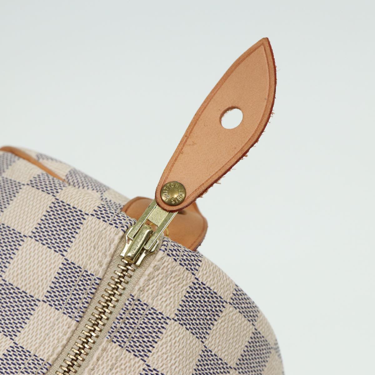 LOUIS VUITTON Damier Azur Speedy 30 Hand Bag N41533 LV 80702