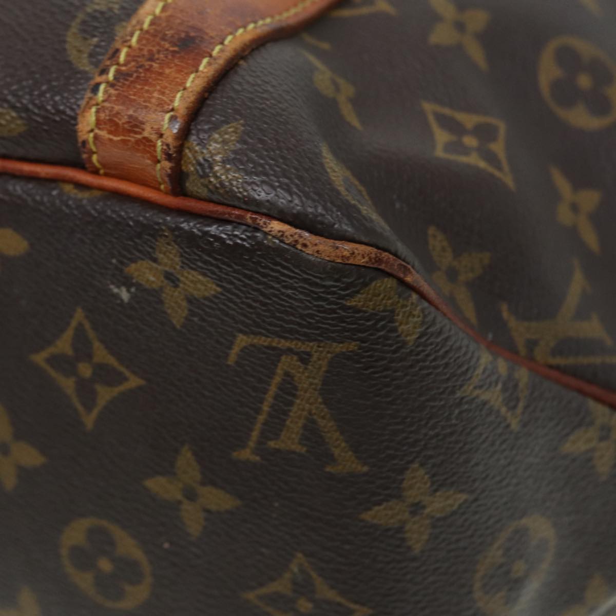 LOUIS VUITTON Monogram Sac Shopping Tote Bag M51108 LV 80706