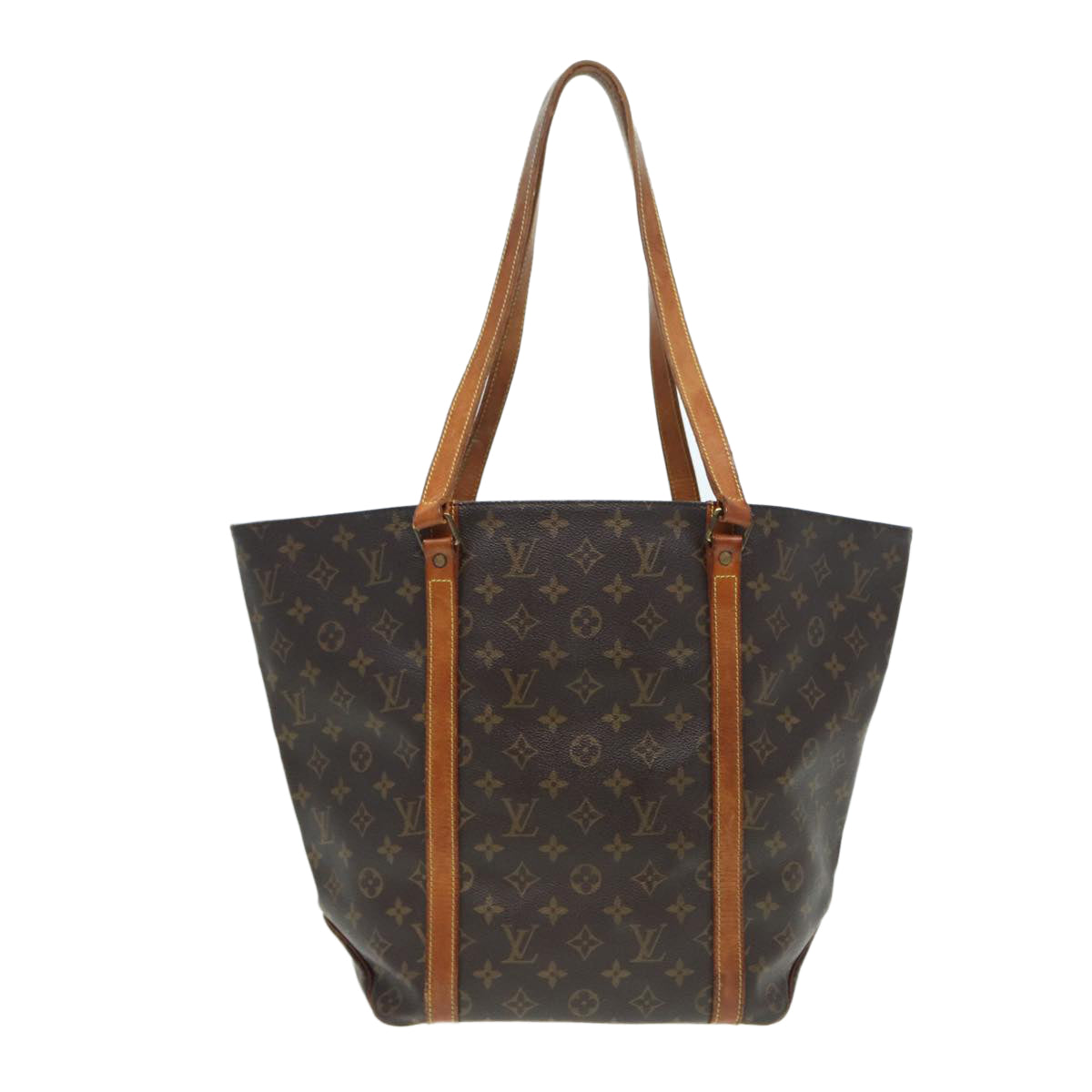 LOUIS VUITTON Monogram Sac Shopping Tote Bag M51108 LV 80706