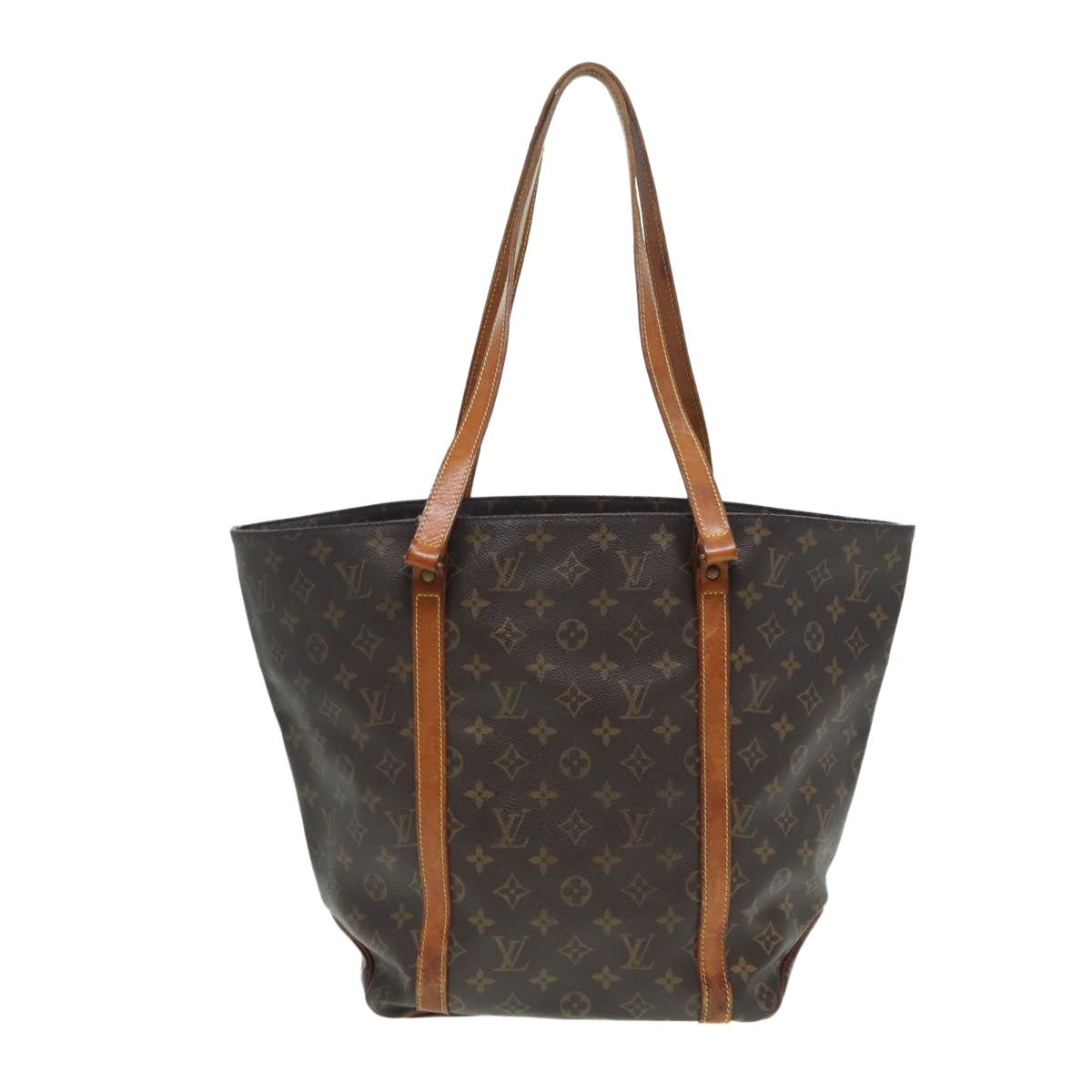 LOUIS VUITTON Monogram Sac Shopping Tote Bag M51108 LV 80706