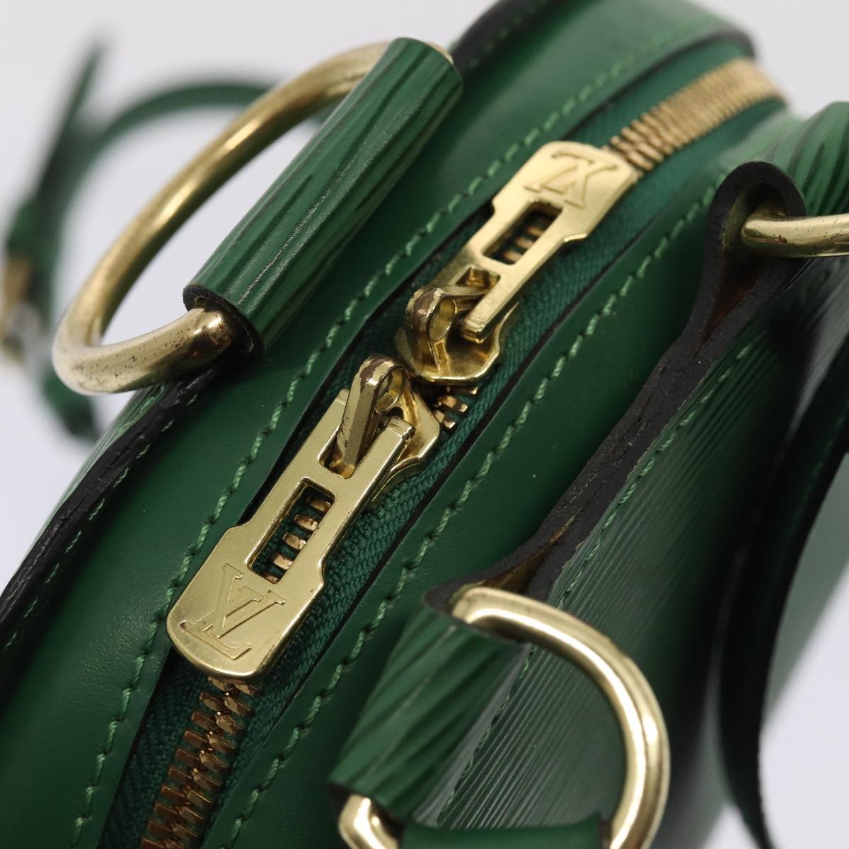 LOUIS VUITTON Epi Mabillon Backpack Green M52234 LV 80707