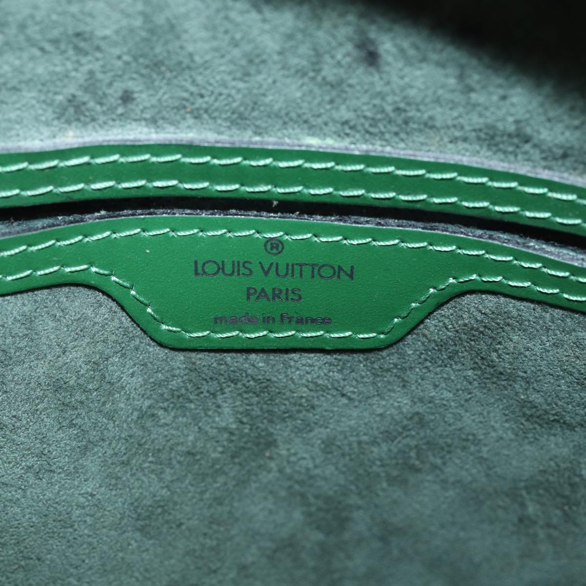 LOUIS VUITTON Epi Mabillon Backpack Green M52234 LV 80707