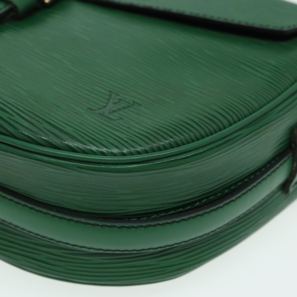 LOUIS VUITTON Epi Jeune Fille MM Shoulder Bag Green M52154 LV 80708