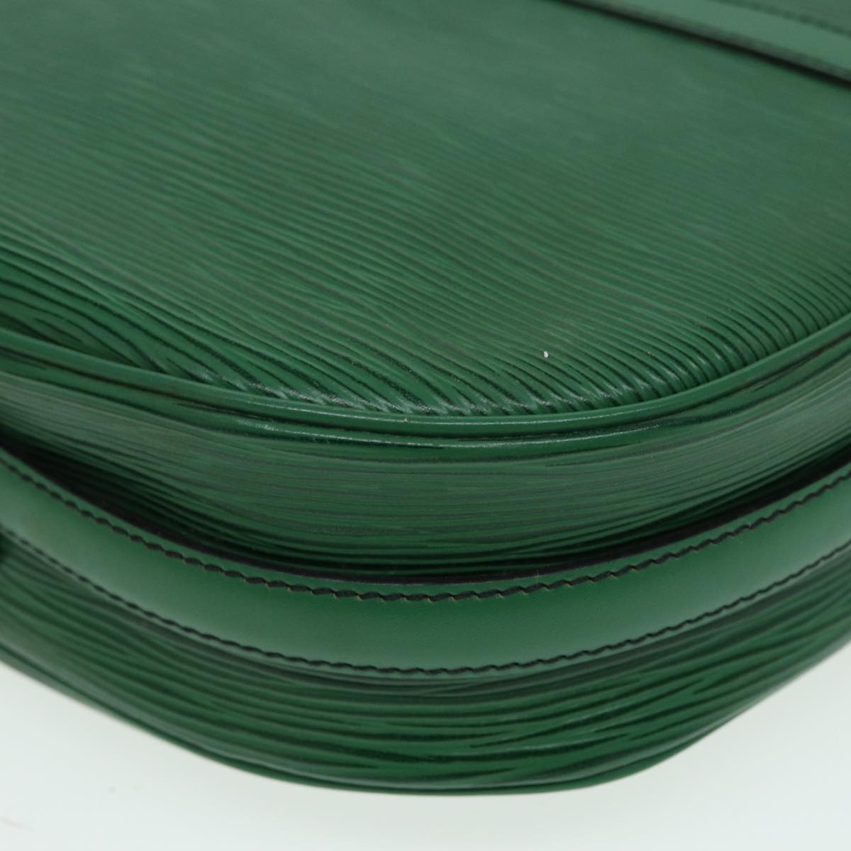 LOUIS VUITTON Epi Jeune Fille MM Shoulder Bag Green M52154 LV 80708
