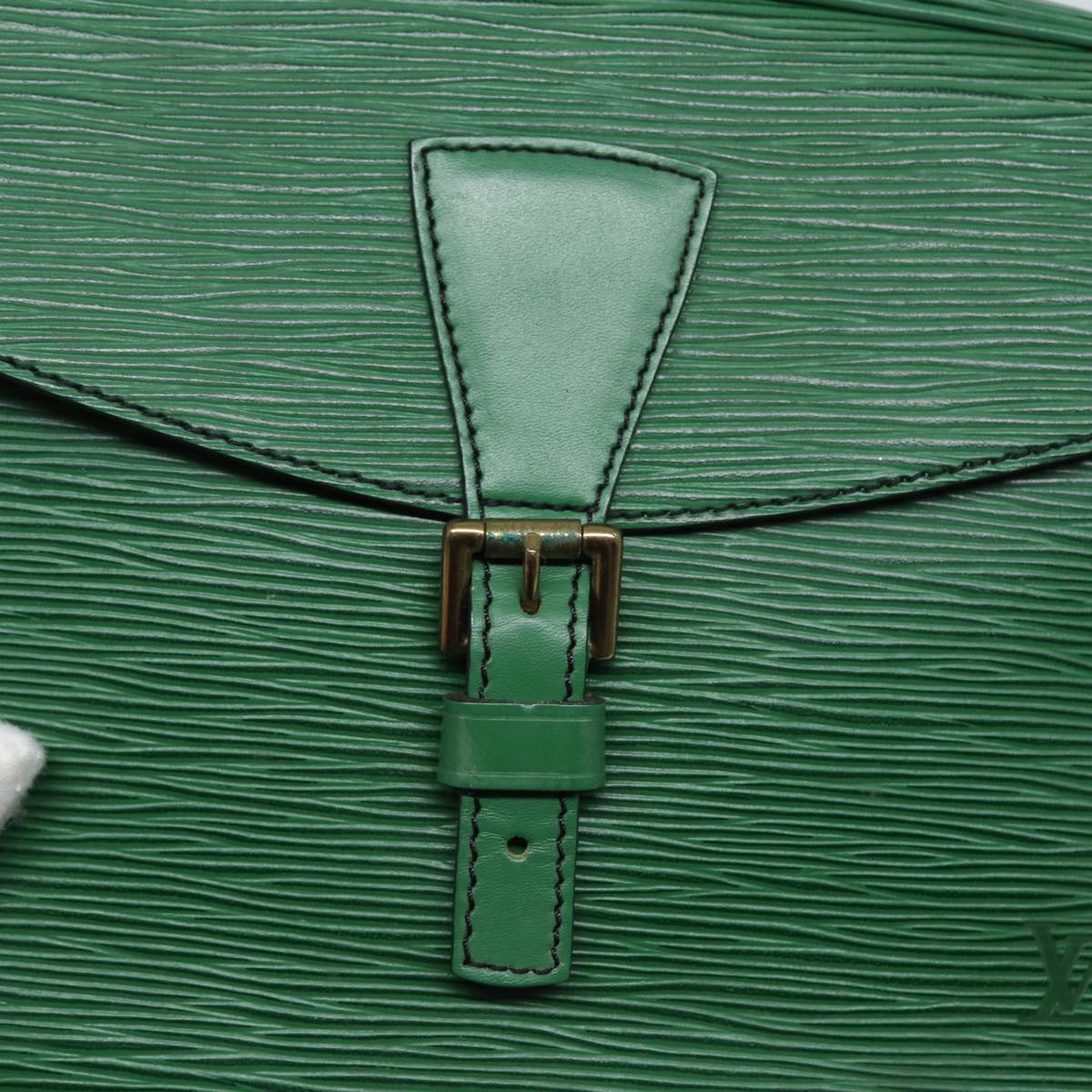 LOUIS VUITTON Epi Jeune Fille MM Shoulder Bag Green M52154 LV 80708