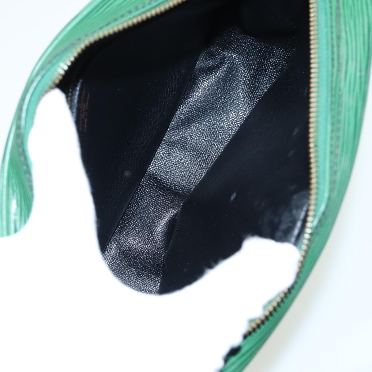 LOUIS VUITTON Epi Jeune Fille MM Shoulder Bag Green M52154 LV 80708