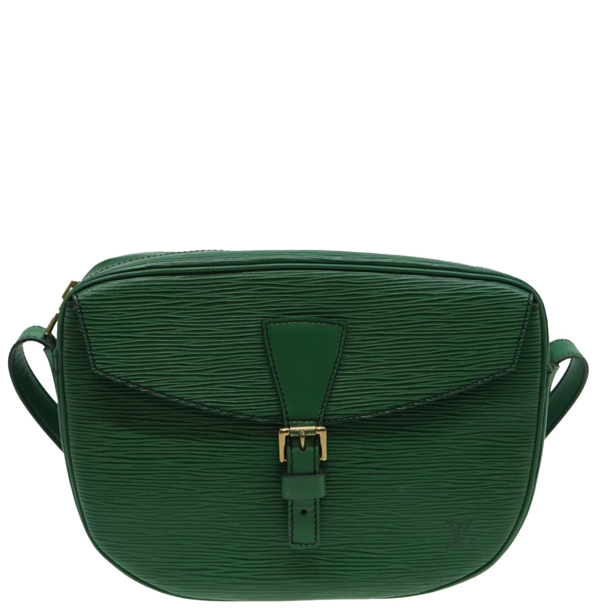 LOUIS VUITTON Epi Jeune Fille MM Shoulder Bag Green M52154 LV 80708