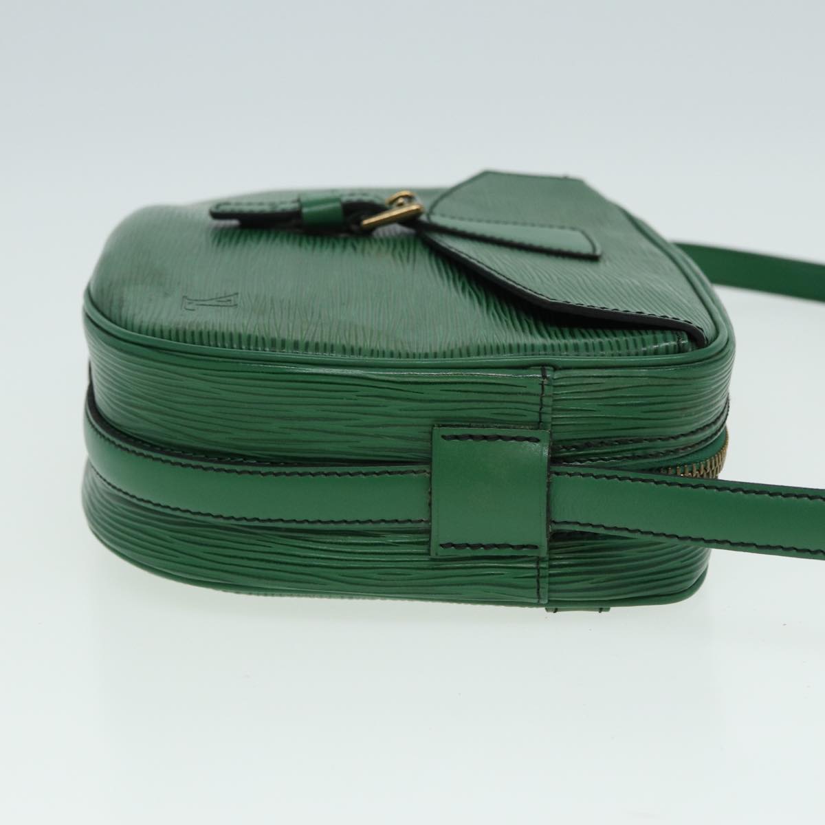 LOUIS VUITTON Epi Jeune Fille MM Shoulder Bag Green M52154 LV 80708