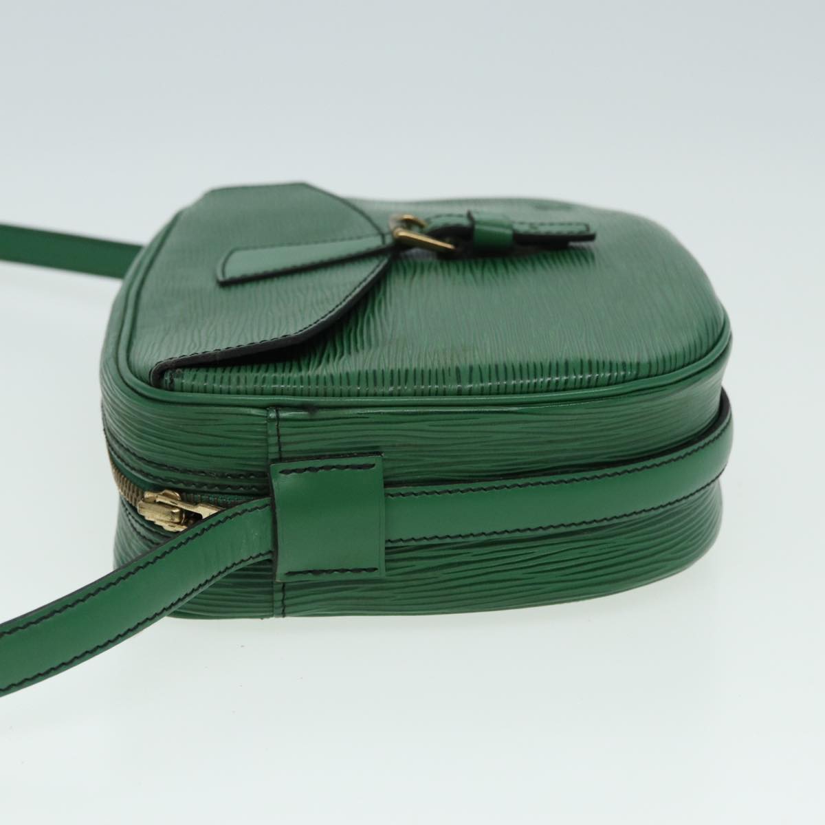 LOUIS VUITTON Epi Jeune Fille MM Shoulder Bag Green M52154 LV 80708