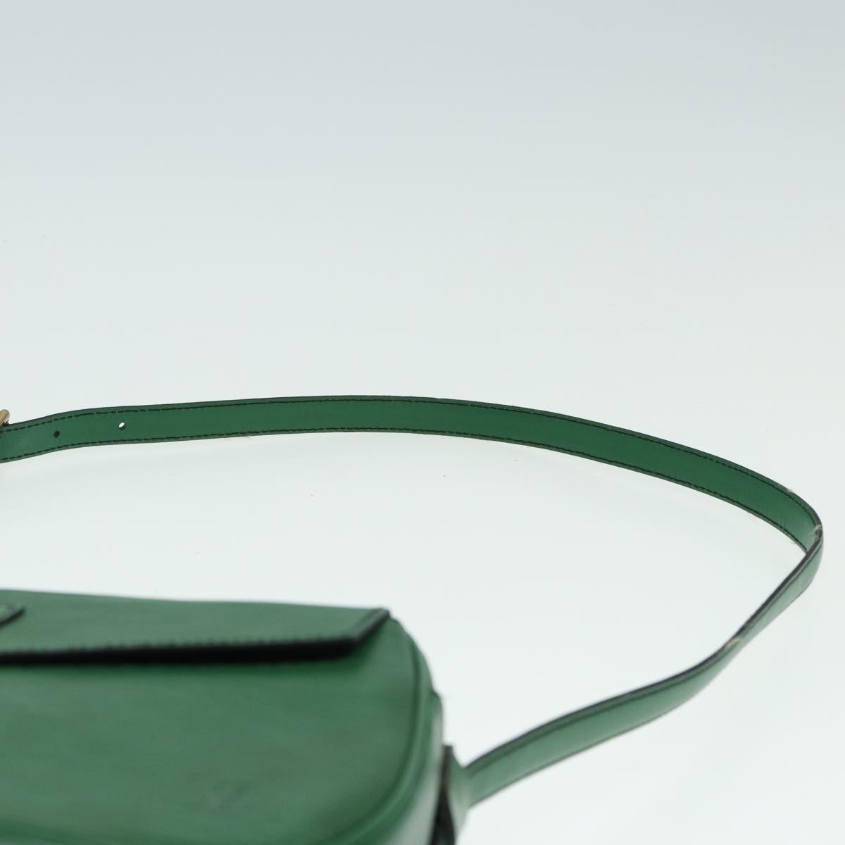 LOUIS VUITTON Epi Jeune Fille MM Shoulder Bag Green M52154 LV 80708