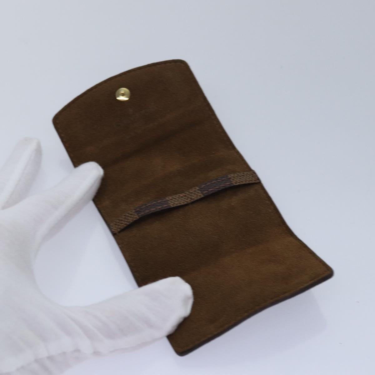 LOUIS VUITTON Damier Ebene Cuff Case Cuffs M30964 LV 80714