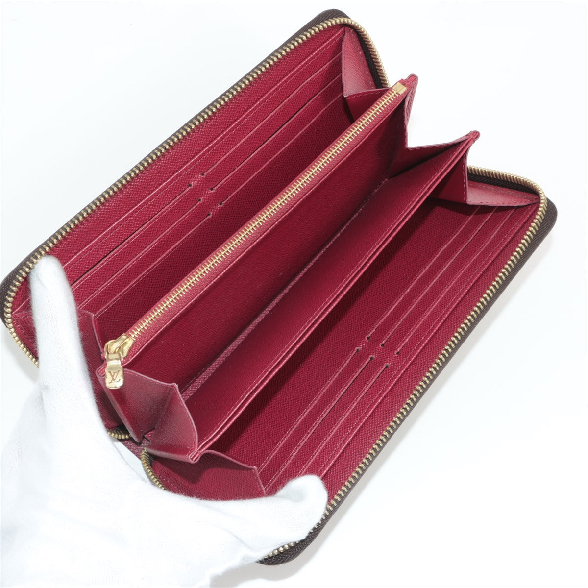 Louis Vuitton Monogram  Wallet M41895 Fushai Round Zip Wallet
