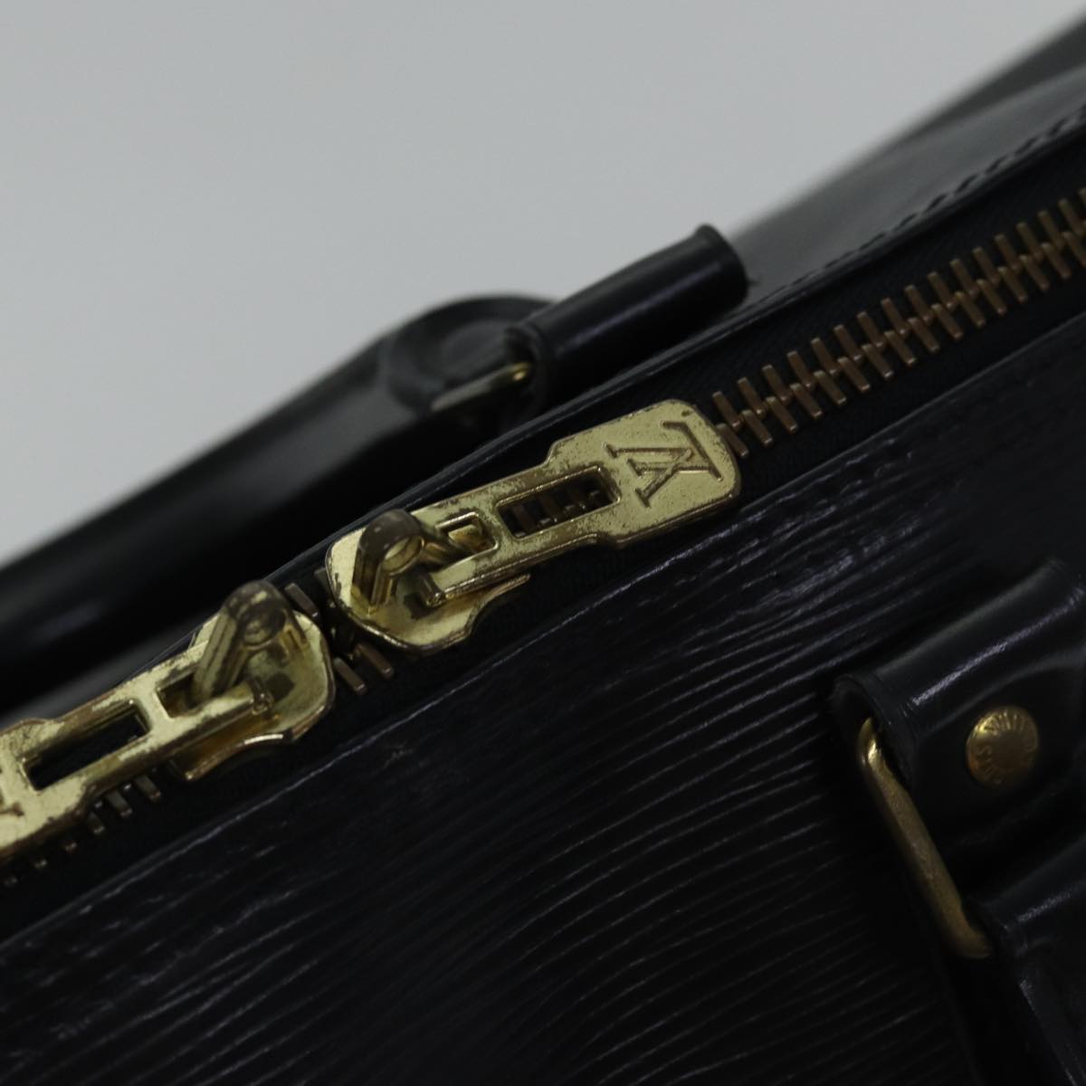 LOUIS VUITTON Epi Keepall 45 Boston Bag Noir Black M59062 LV 80799