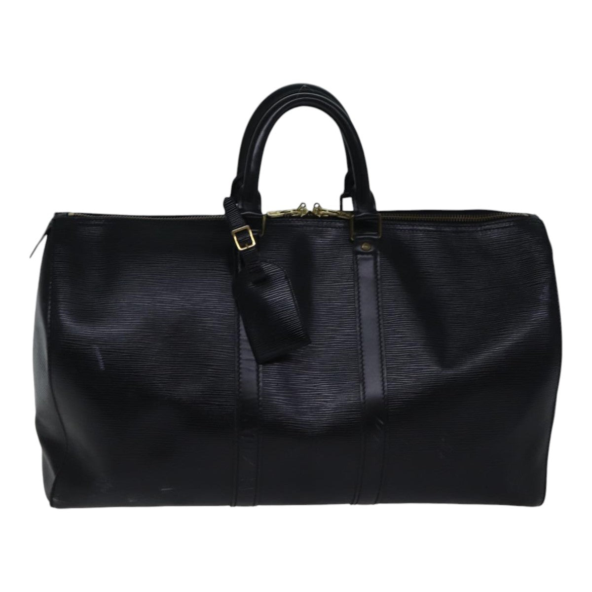 LOUIS VUITTON Epi Keepall 45 Boston Bag Noir Black M59062 LV 80799