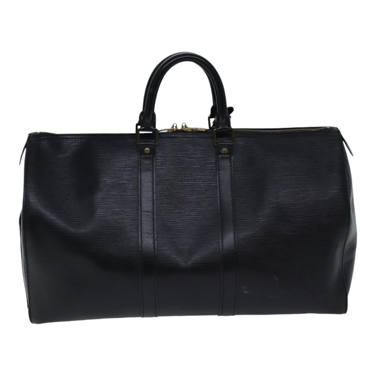 LOUIS VUITTON Epi Keepall 45 Boston Bag Noir Black M59062 LV 80799
