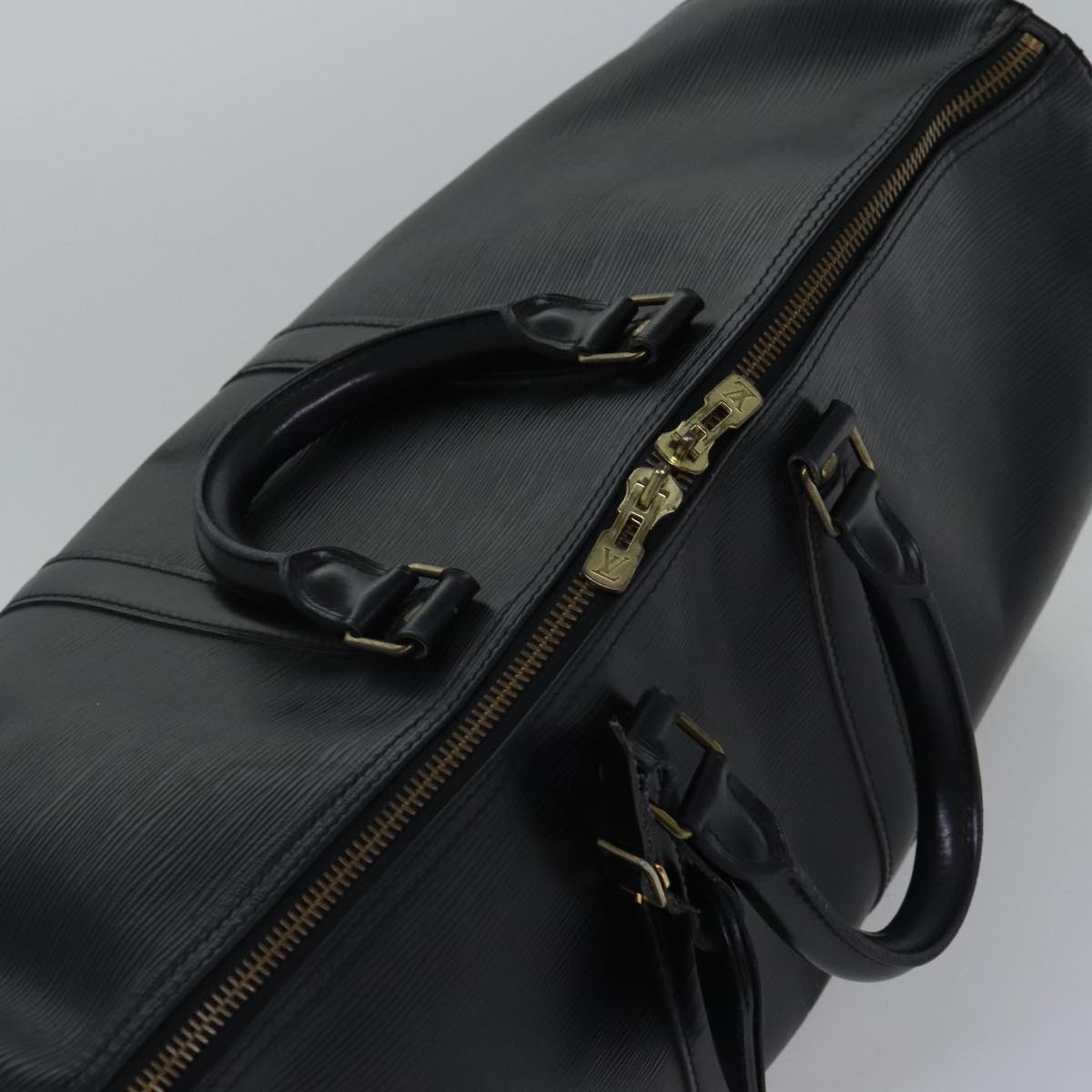 LOUIS VUITTON Epi Keepall 45 Boston Bag Noir Black M59062 LV 80799