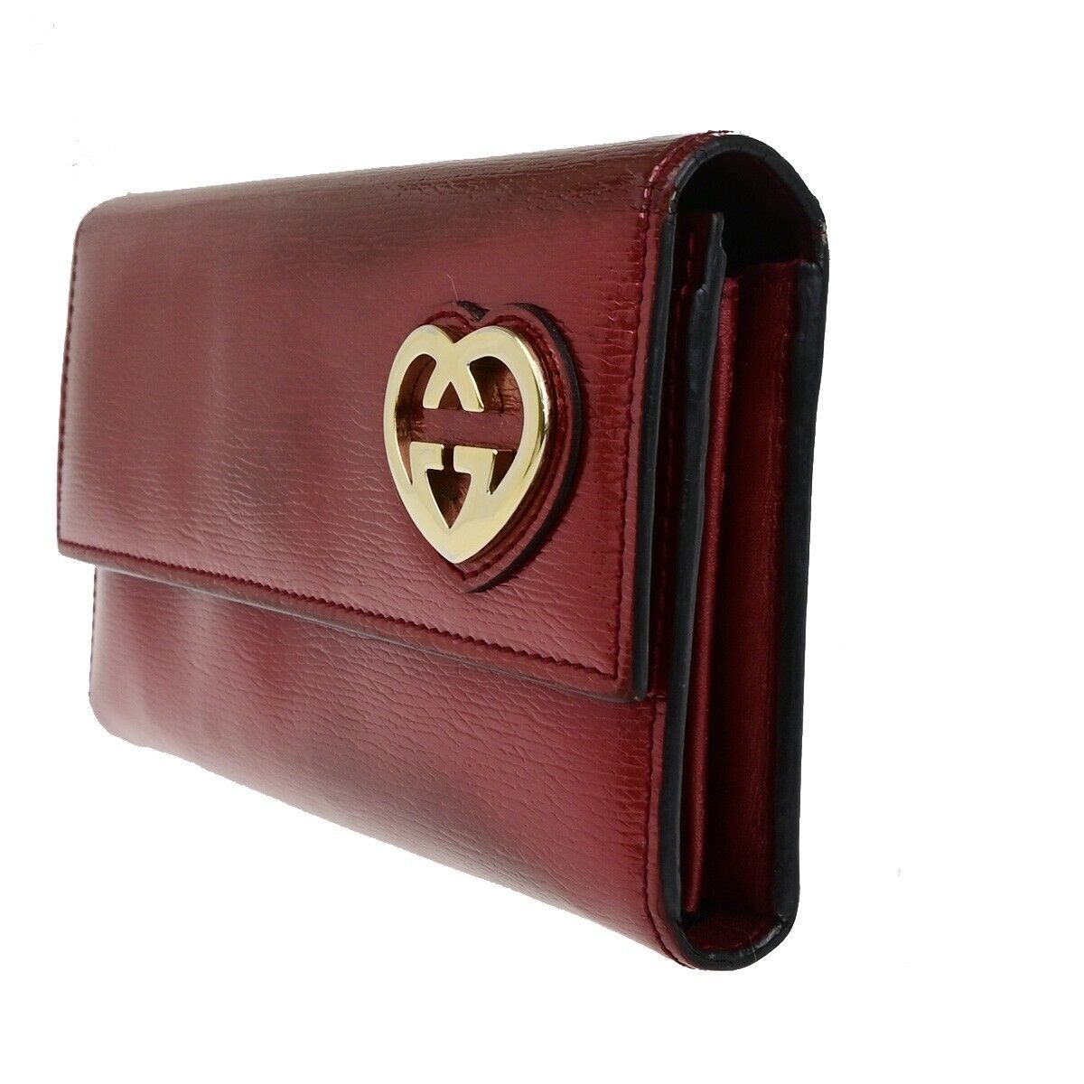Gucci Lovely Heart  Patent Leather Wallet  ()
