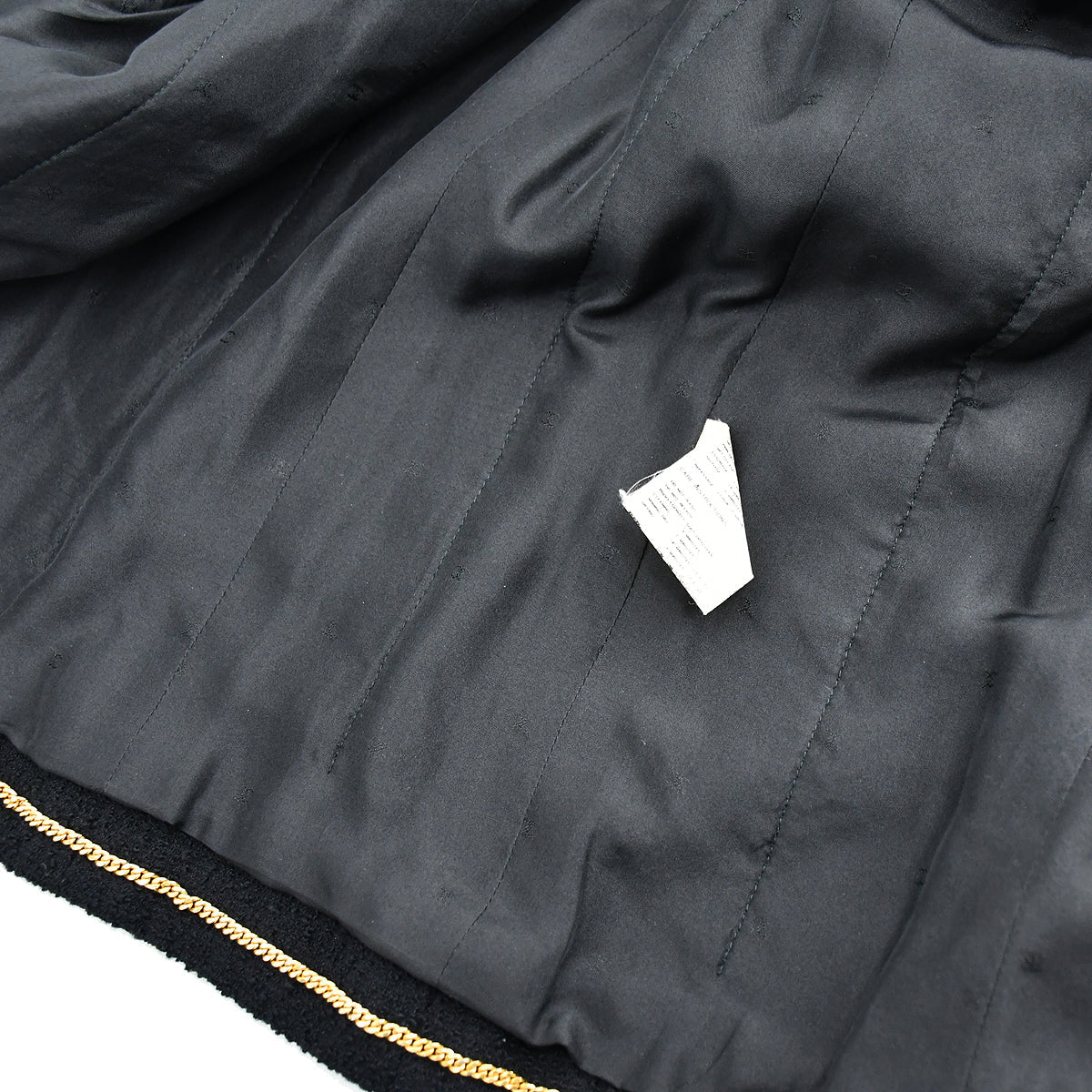 Chanel Setup Suit Jacket Skirt Black 94P #40