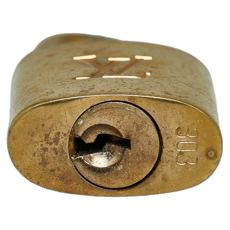 Louis Vuitton Nanjing lock padlock key 10 points set gold mecky ladies LOUIS VUITTON
