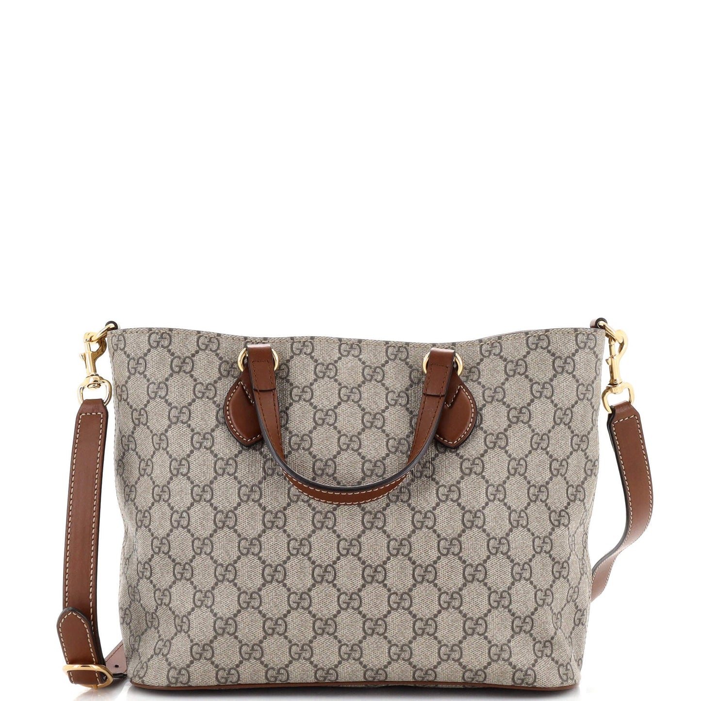 Luxury Gucci Trending 2025 Convertible Soft Tote GG Coated Canvas Small
