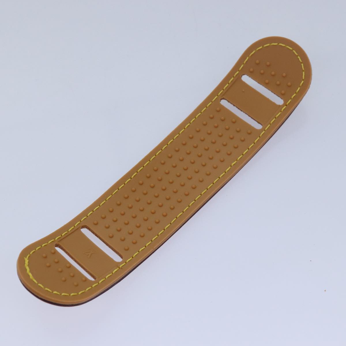 LOUIS VUITTON Powanie Name Tag Shoulder Strap Leather Set Beige LV 81023