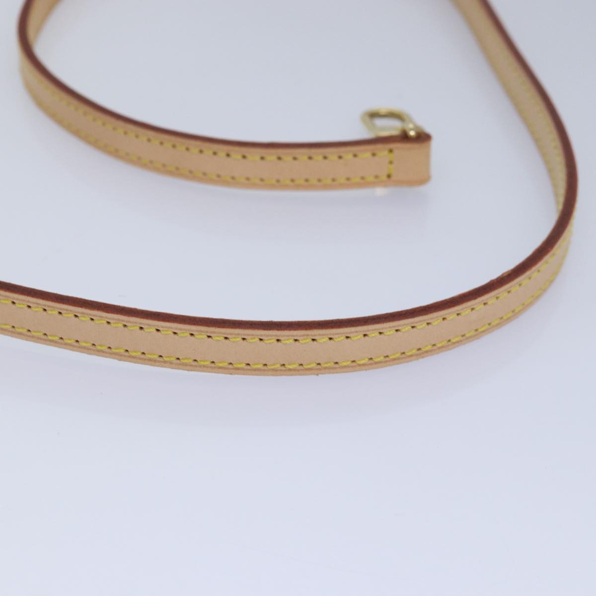 LOUIS VUITTON Adjustable Shoulder Strap Leather 36.6""-43.7"" Beige 81036