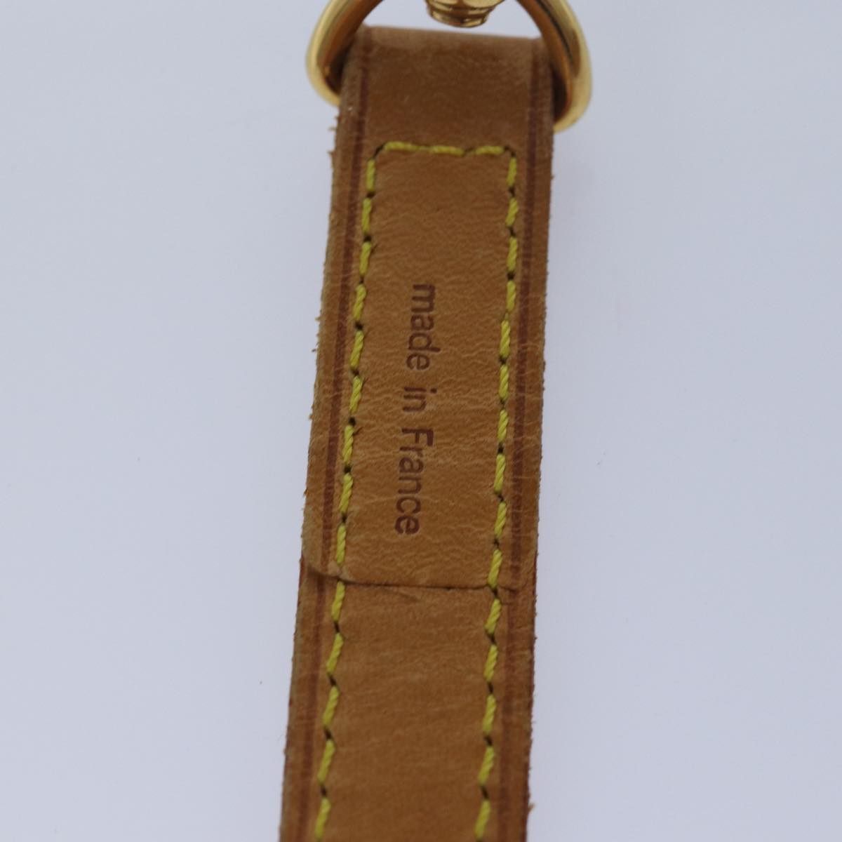 LOUIS VUITTON Shoulder Strap Leather 35.4"" Beige LV 81038