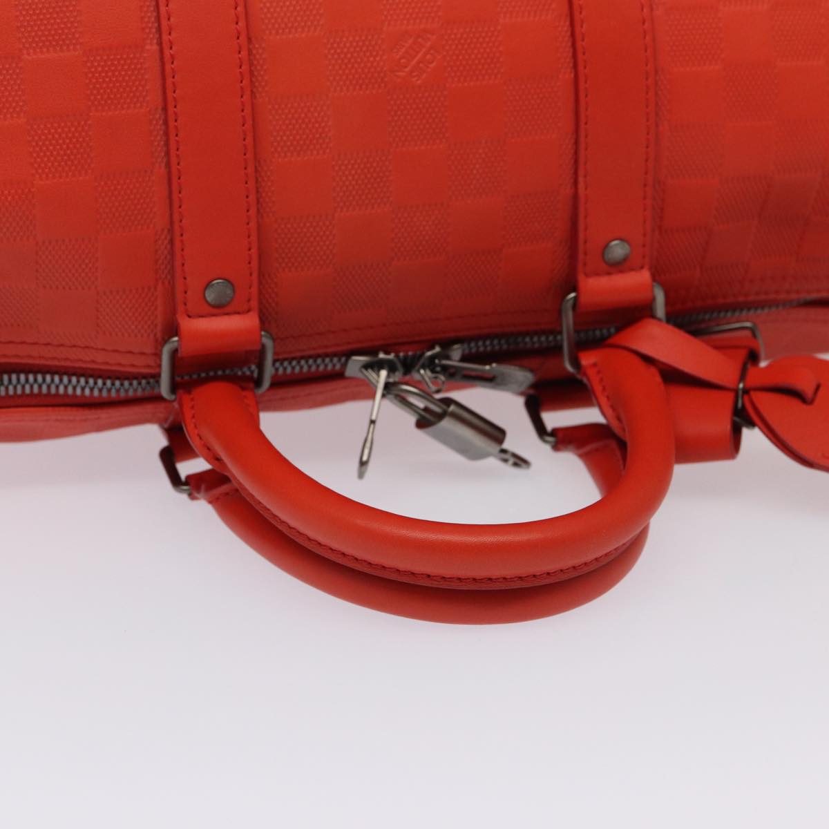 LOUIS VUITTON Damier Infini  Keepall Bandouliere 45 Bag Fusion N41142 81041