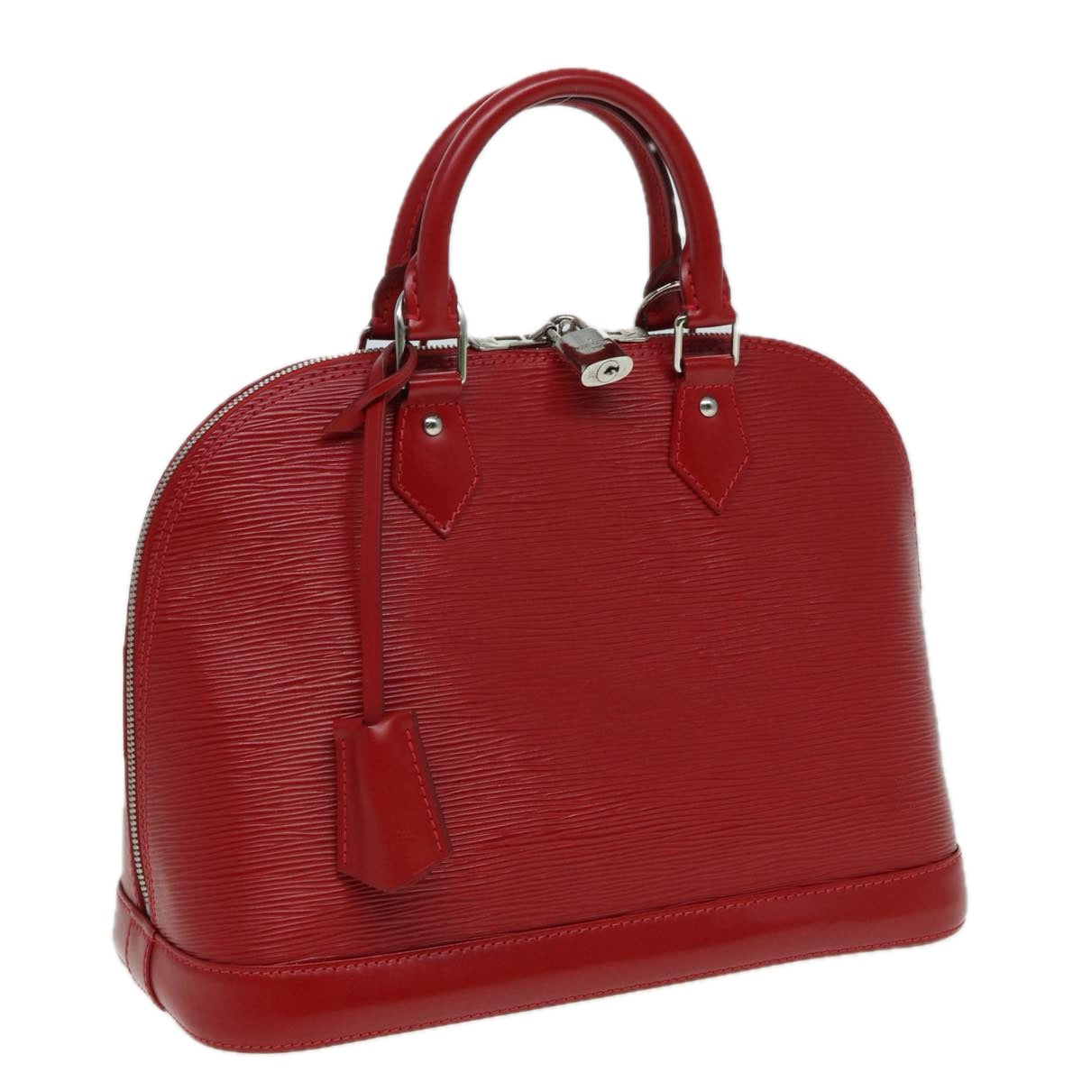 LOUIS VUITTON Epi Alma PM Hand Bag Red Car Mine M4058E LV 81057