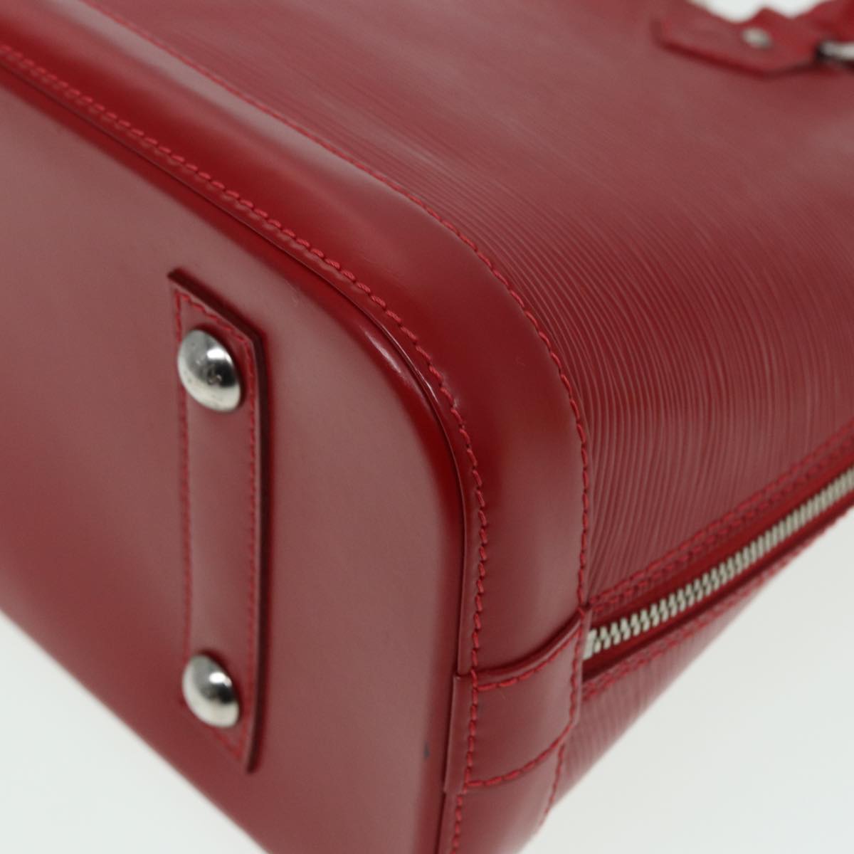 LOUIS VUITTON Epi Alma PM Hand Bag Red Car Mine M4058E LV 81057