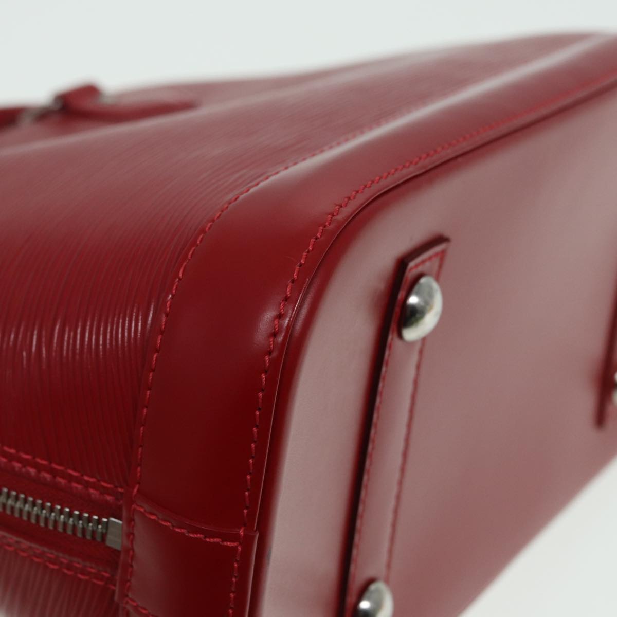 LOUIS VUITTON Epi Alma PM Hand Bag Red Car Mine M4058E LV 81057