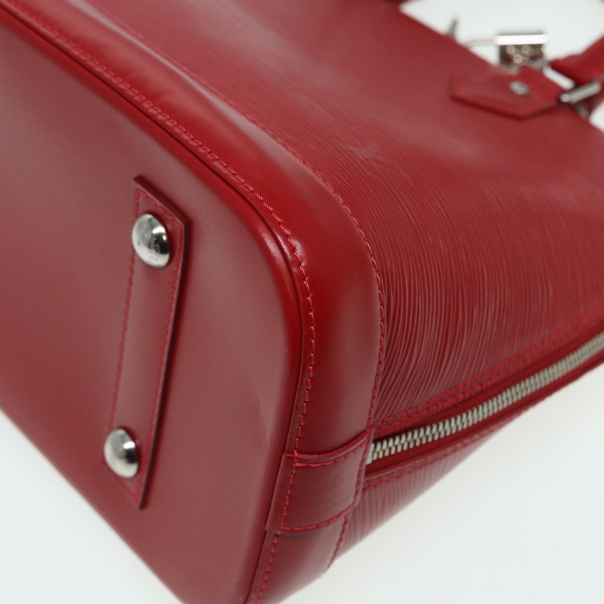 LOUIS VUITTON Epi Alma PM Hand Bag Red Car Mine M4058E LV 81057