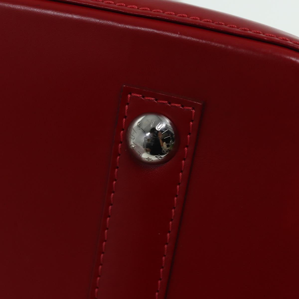 LOUIS VUITTON Epi Alma PM Hand Bag Red Car Mine M4058E LV 81057