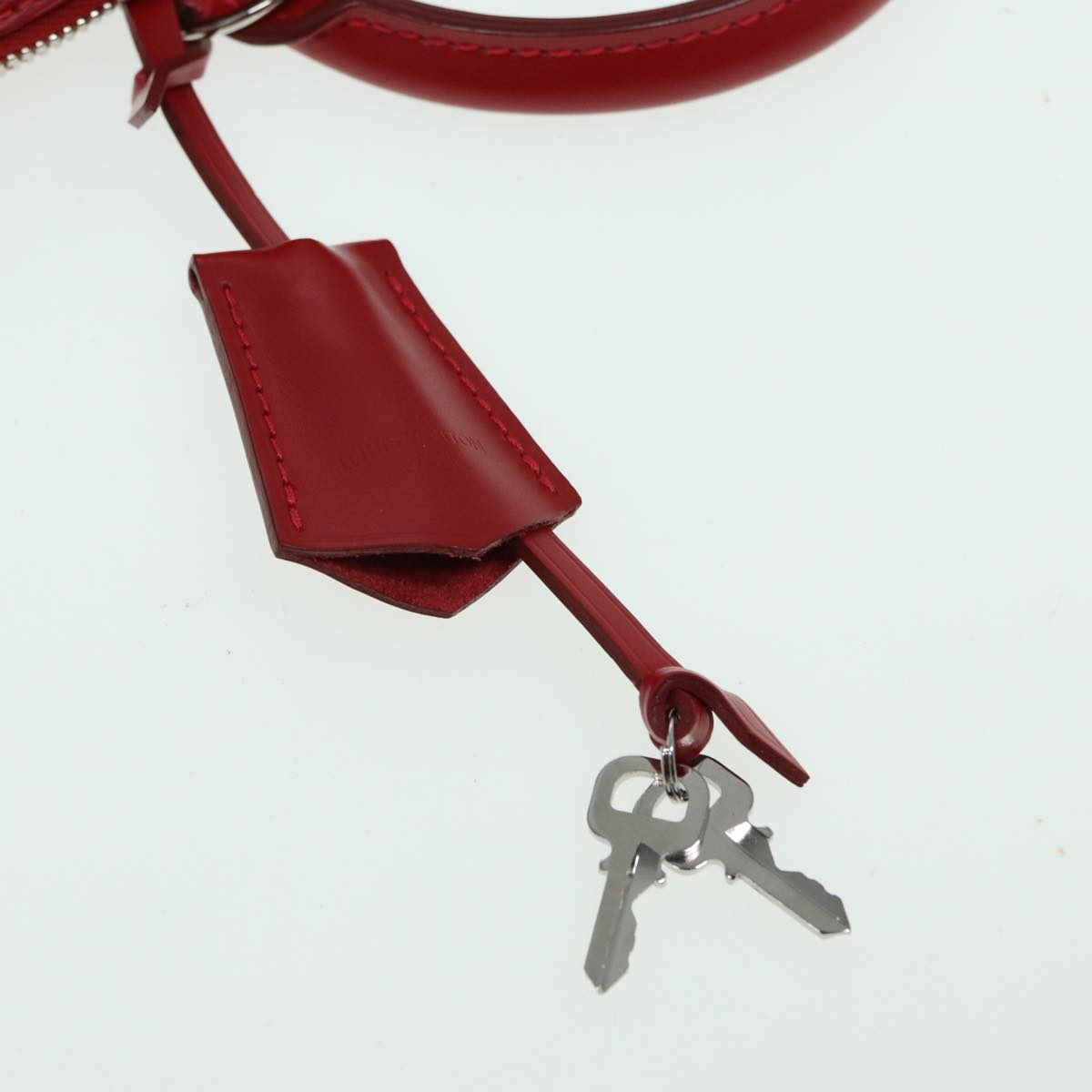 LOUIS VUITTON Epi Alma PM Hand Bag Red Car Mine M4058E LV 81057