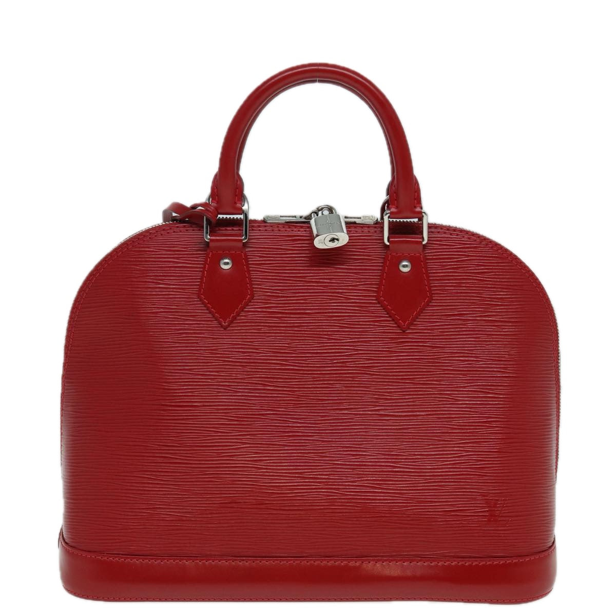 LOUIS VUITTON Epi Alma PM Hand Bag Red Car Mine M4058E LV 81057