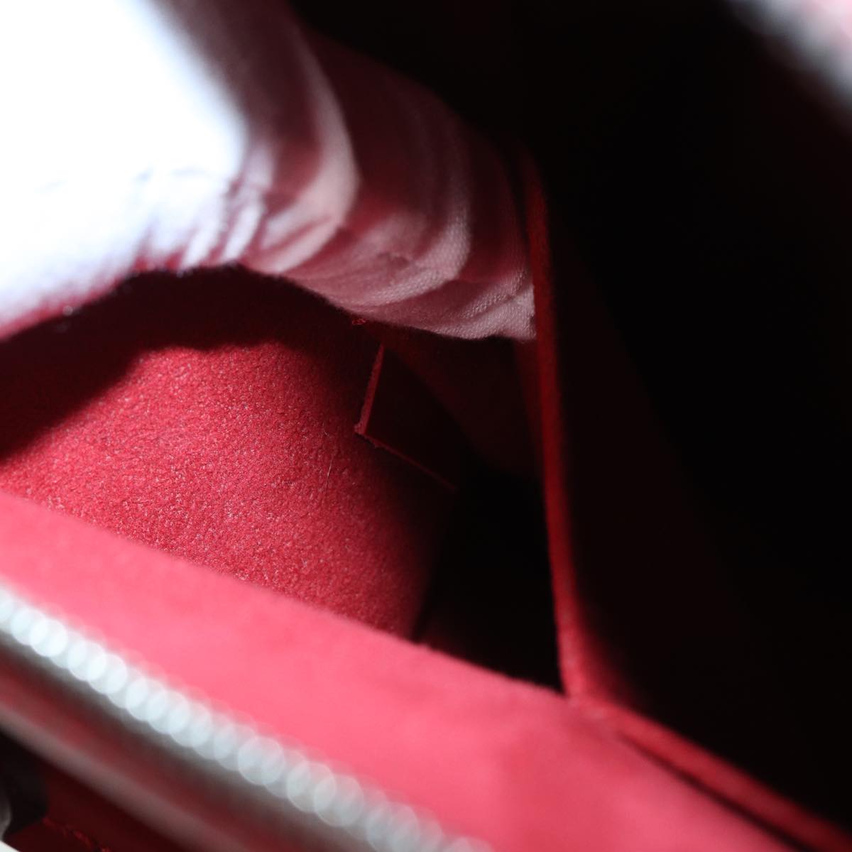 LOUIS VUITTON Epi Alma PM Hand Bag Red Car Mine M4058E LV 81057