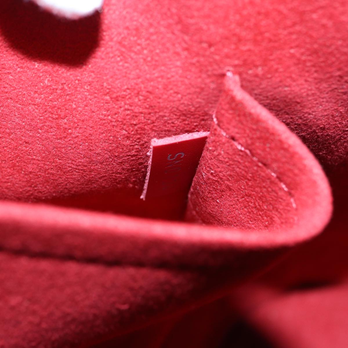 LOUIS VUITTON Epi Alma PM Hand Bag Red Car Mine M4058E LV 81057